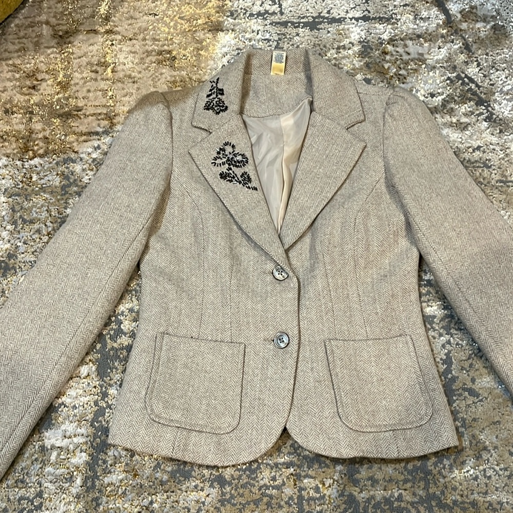 Old navy size small blazer with bead detail